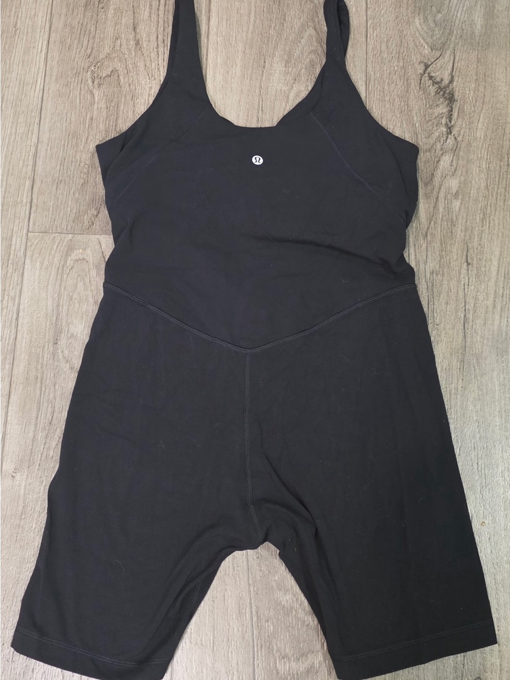 lululemon athletica Black Sleeveless Performance Bodysuit